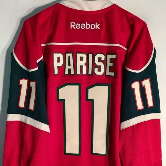 Reebok Other - Reebok Premier MINNESOTA WILD ZACH PARISE Red Men's JERSEY Sz S,M,L,XL,2XL New